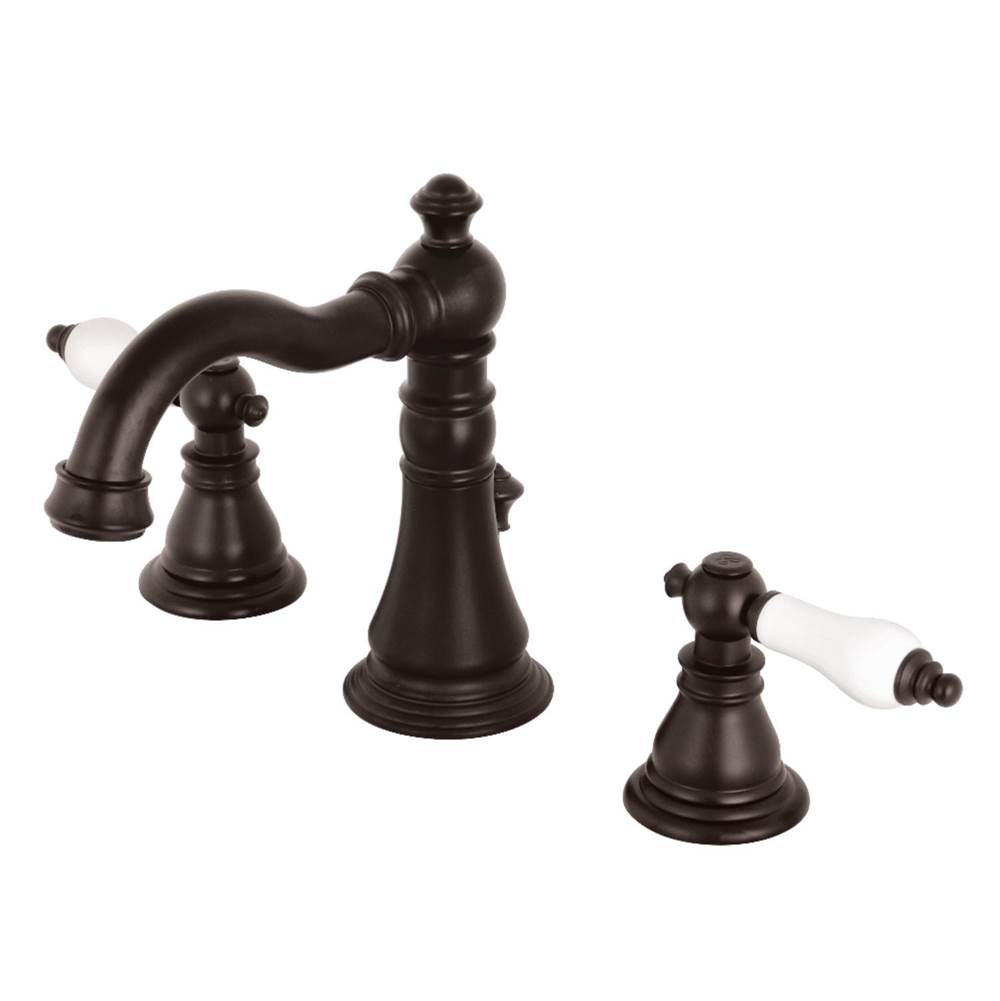 Kingston Brass Fauceture American Patriot Widespread Bathroom Faucet, Oil Rubbed Bronze