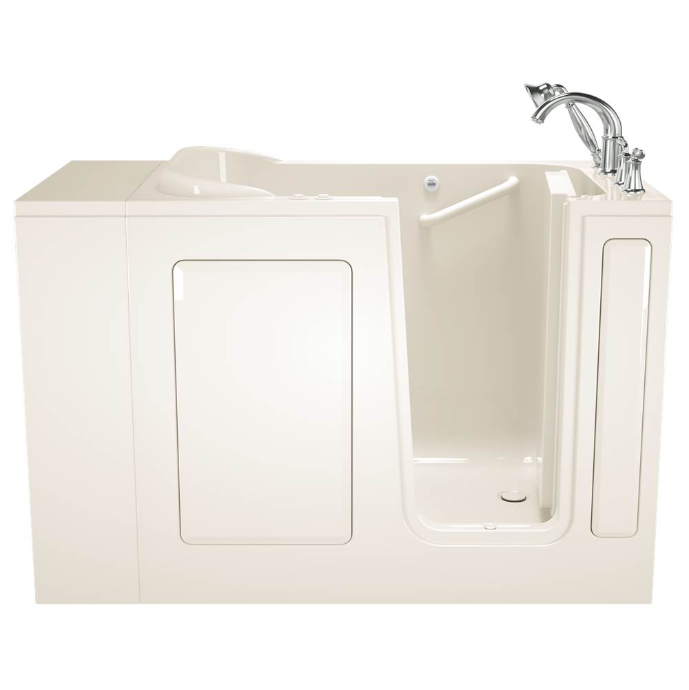 American Standard Gelcoat Value Series 28 x 48-Inch Walk-in Tub With Combination Air Spa and Whirlpool Systems - Right-Hand Drain With Faucet