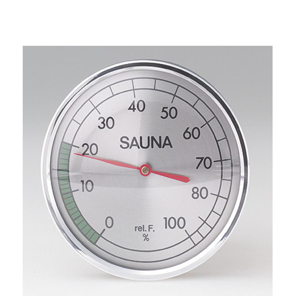 Amerec Sauna And Steam Hygrometer: Round 4'' Chrome
