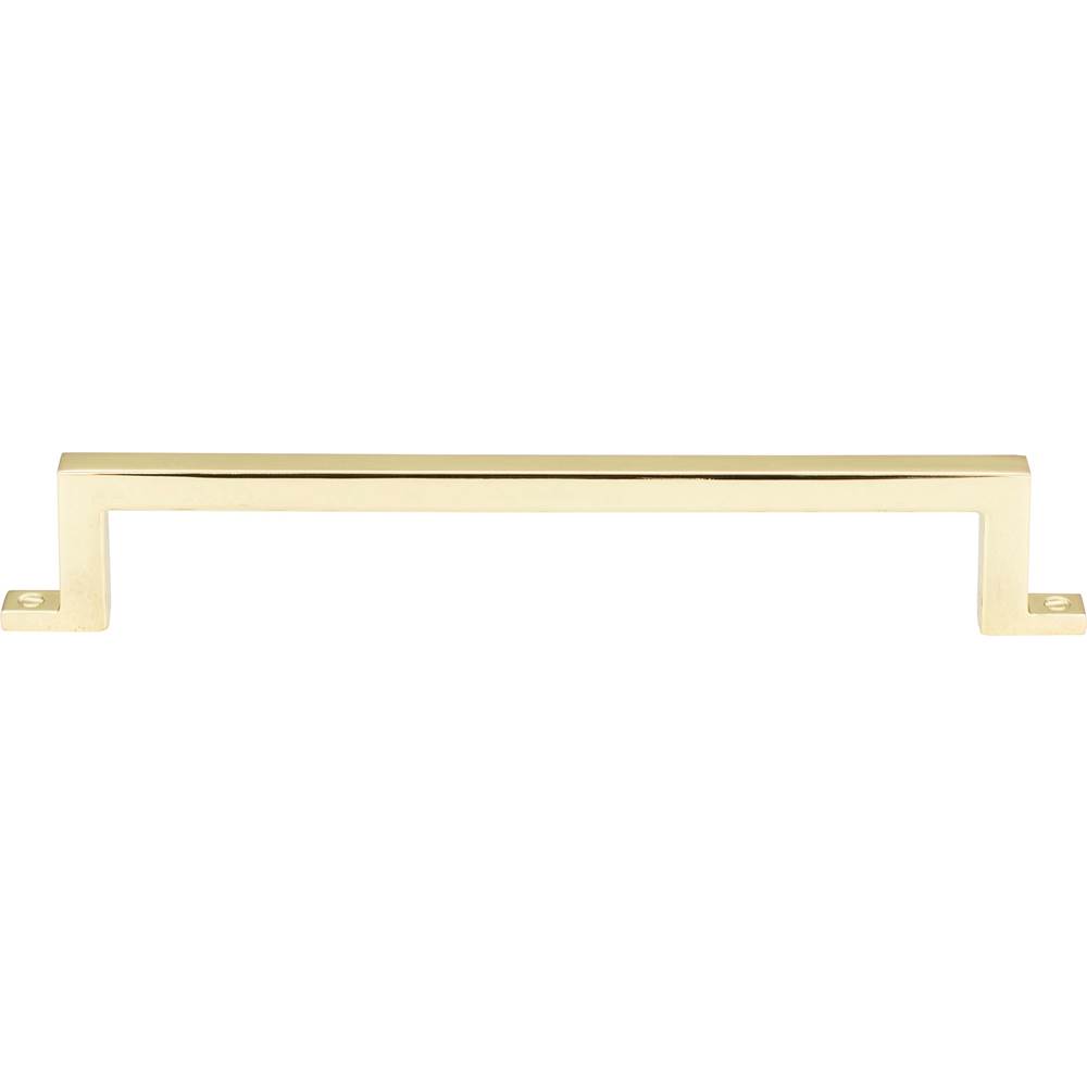 Atlas Campaign Bar Pull 6 5/16 Inch (c-c) Polished Brass