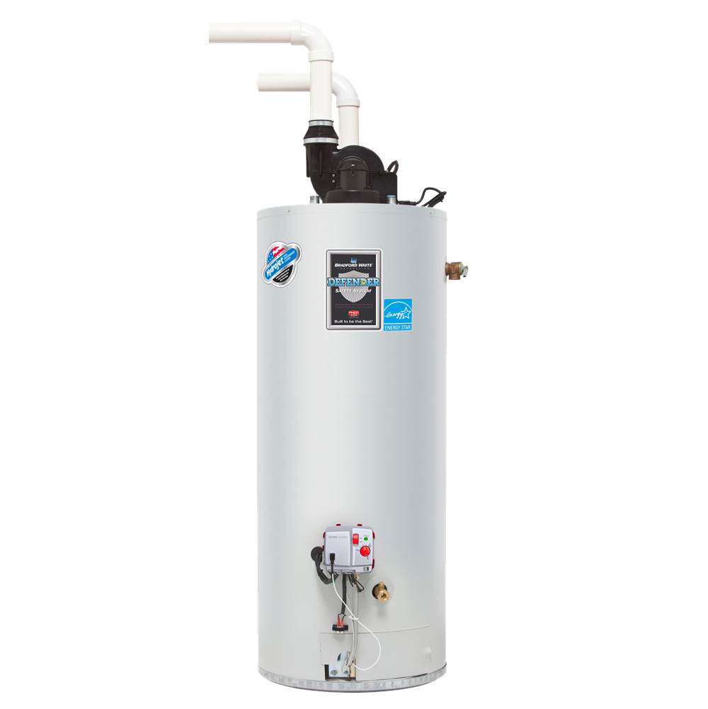 Bradford White ENERGY STAR Certified Defender Safety System®, 40 Gallon Standard Residential Gas (Liquid Propane) Power Direct Vent Water Heater