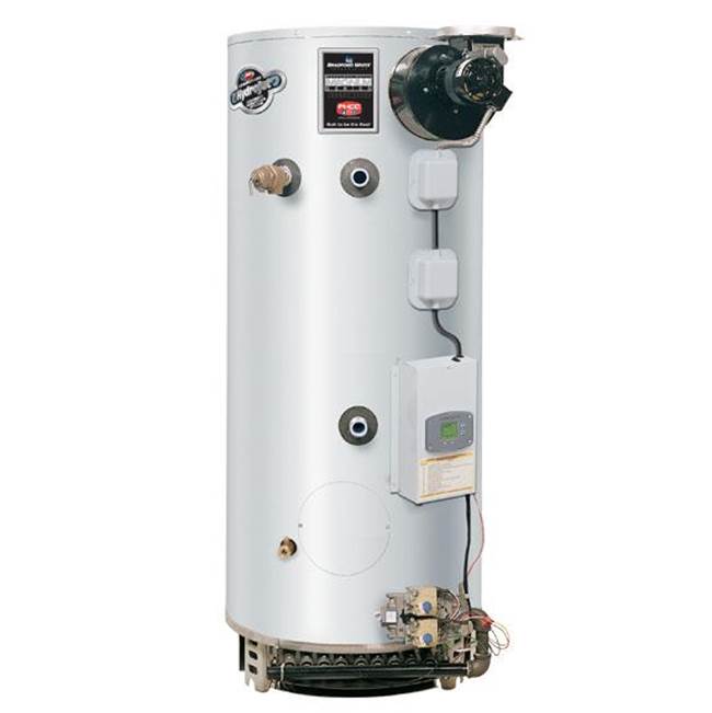 Bradford White 65 Gallon Commercial Gas (Natural) Atmospheric Vent Water Heater with Induced Draft and Electronic Ignition