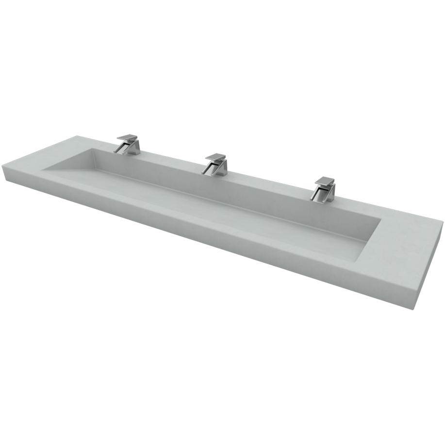 Cement Elegance Commercial Ramp Sink