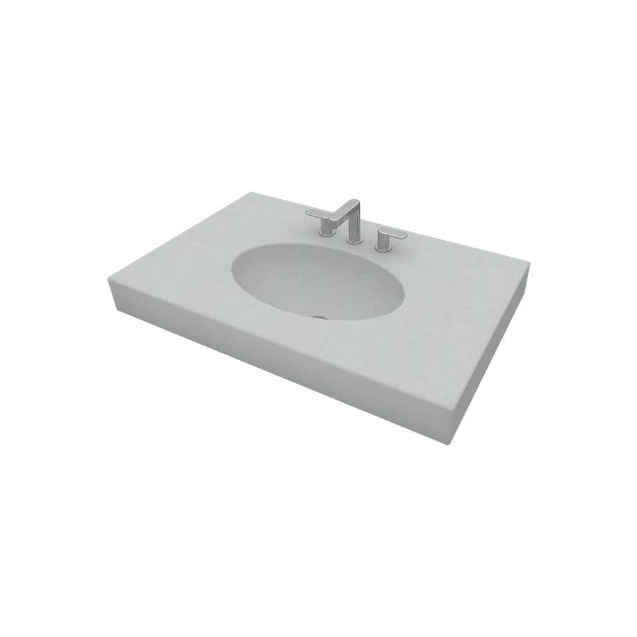 Cement Elegance Oval Sink