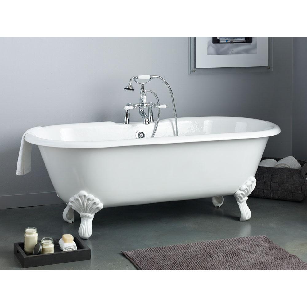 Cheviot Products REGAL Cast Iron Bathtub with Continuous Rolled Rim and Shaughnessy Feet