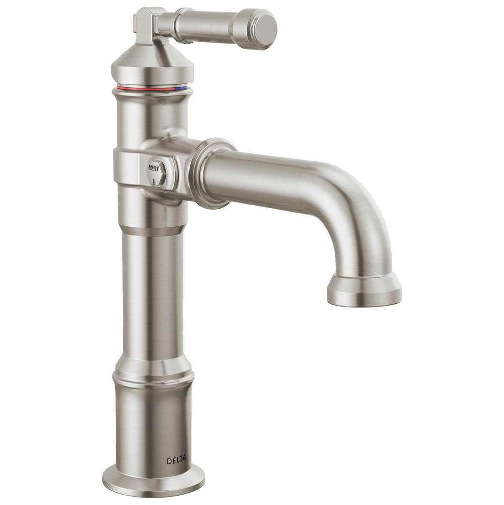 Delta 2390L-CZ-DST Bridge Kitchen Faucet with Pulldown Spray - Champag