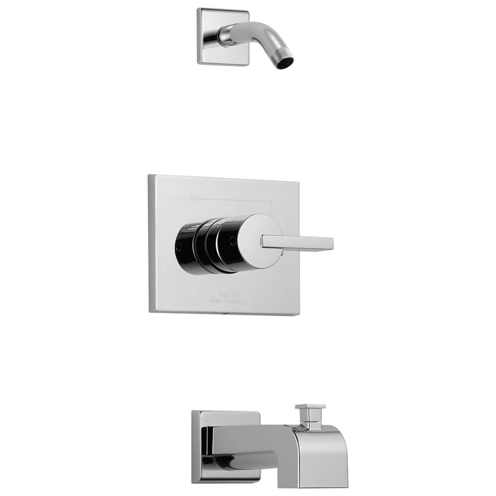 Chrome Delta Faucet T14451-LHD Dryden Monitor 14-Series Tub and Shower Trim