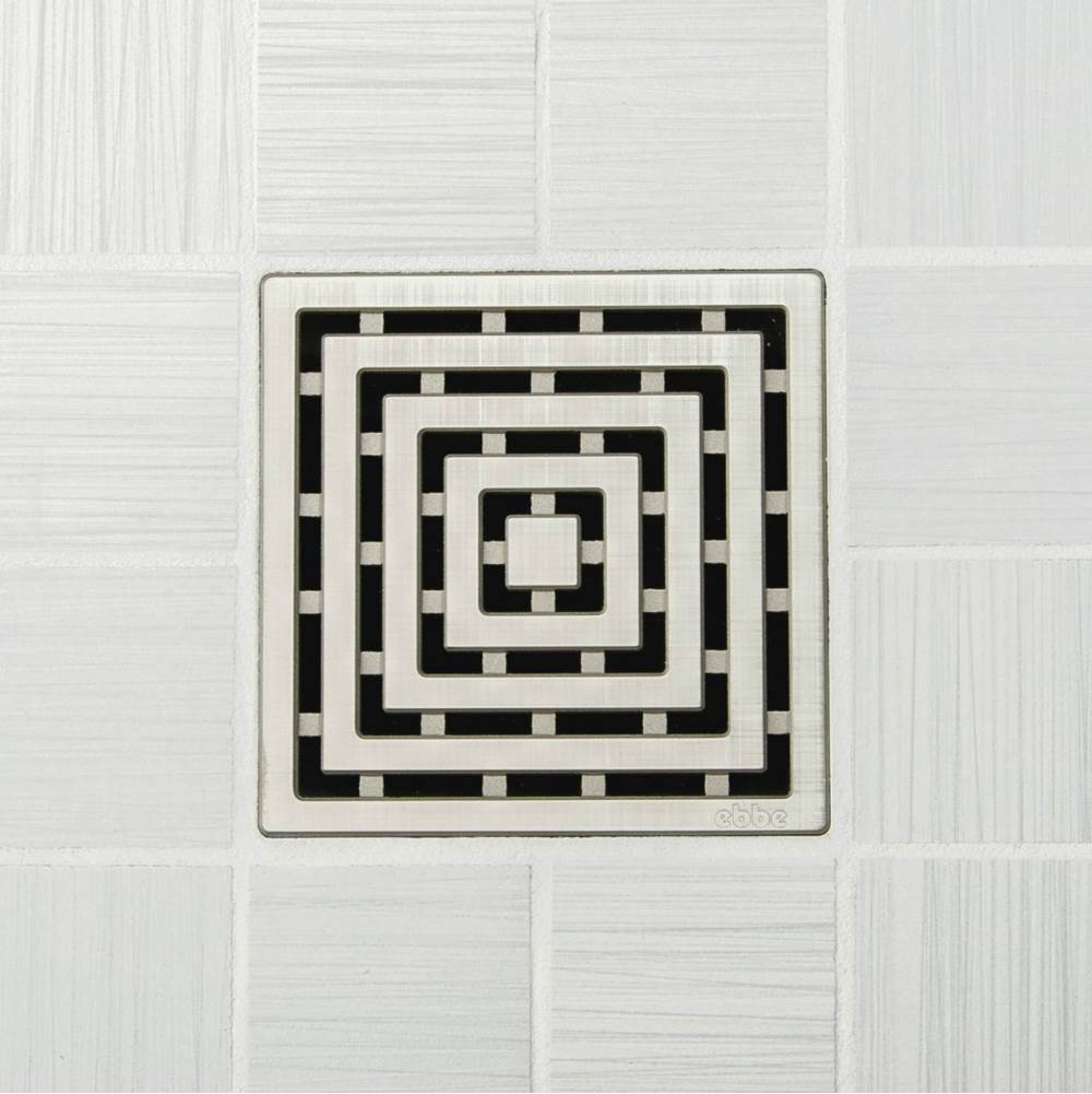 Ebbe FRAMES - Brushed Nickel - Unique Drain Cover