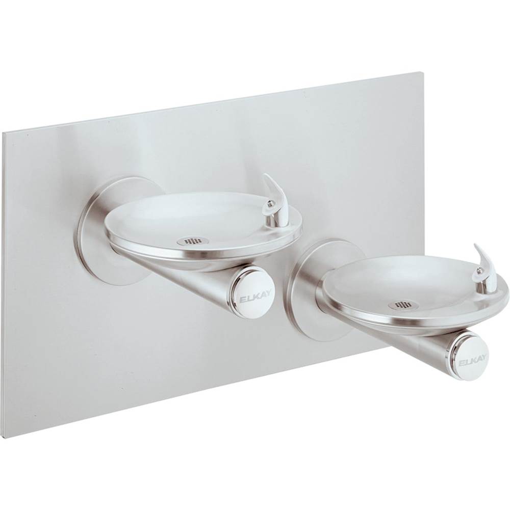 Elkay SwirlFlo Bi-Level Fountain Non-Filtered Non-Refrigerated, Stainless