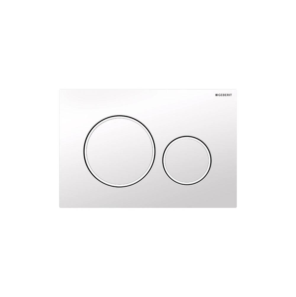 Geberit Geberit actuator plate Sigma20 for dual flush: white, matt white