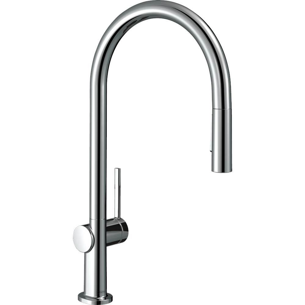 Hansgrohe Talis N HighArc Kitchen Faucet, O-Style 2-Spray Pull-Down, 1.75 GPM in Chrome