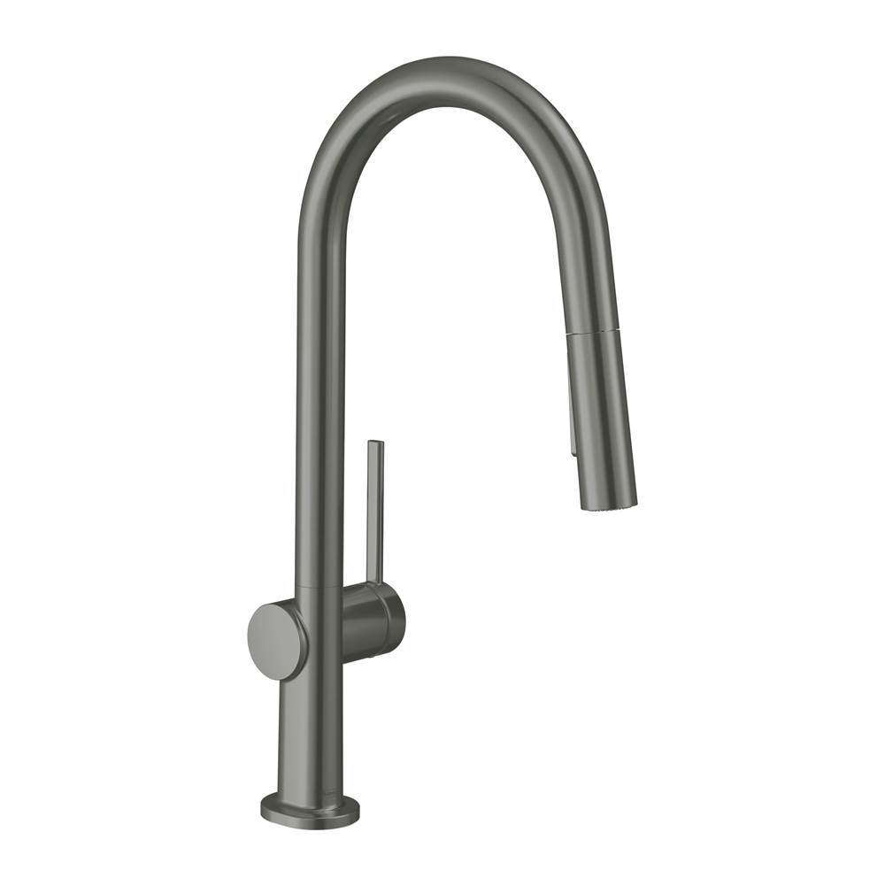 Hansgrohe Talis N HighArc Kitchen Faucet, A-Style, 2-Spray Pull-Down, 1.75 GPM in Brushed Black Chrome