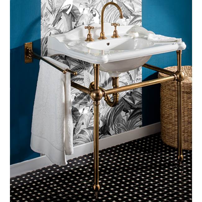 Herbeau ''Charleston'' Metal Washstand Only in Solibrass
