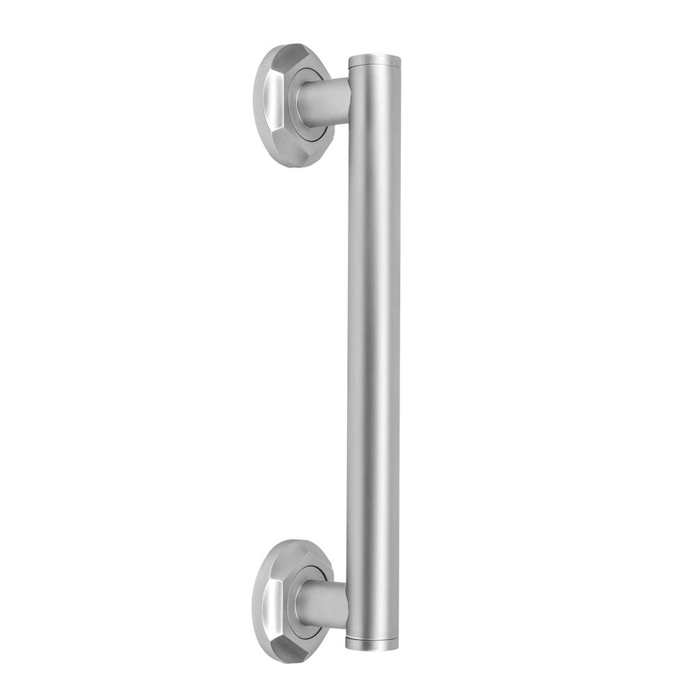 Jaclo 16'' Grand Grab Bar with Contemporary Hex Flange