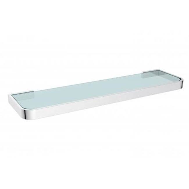 Kartners COLOGNE - Glass Shelf-Brushed Nickel
