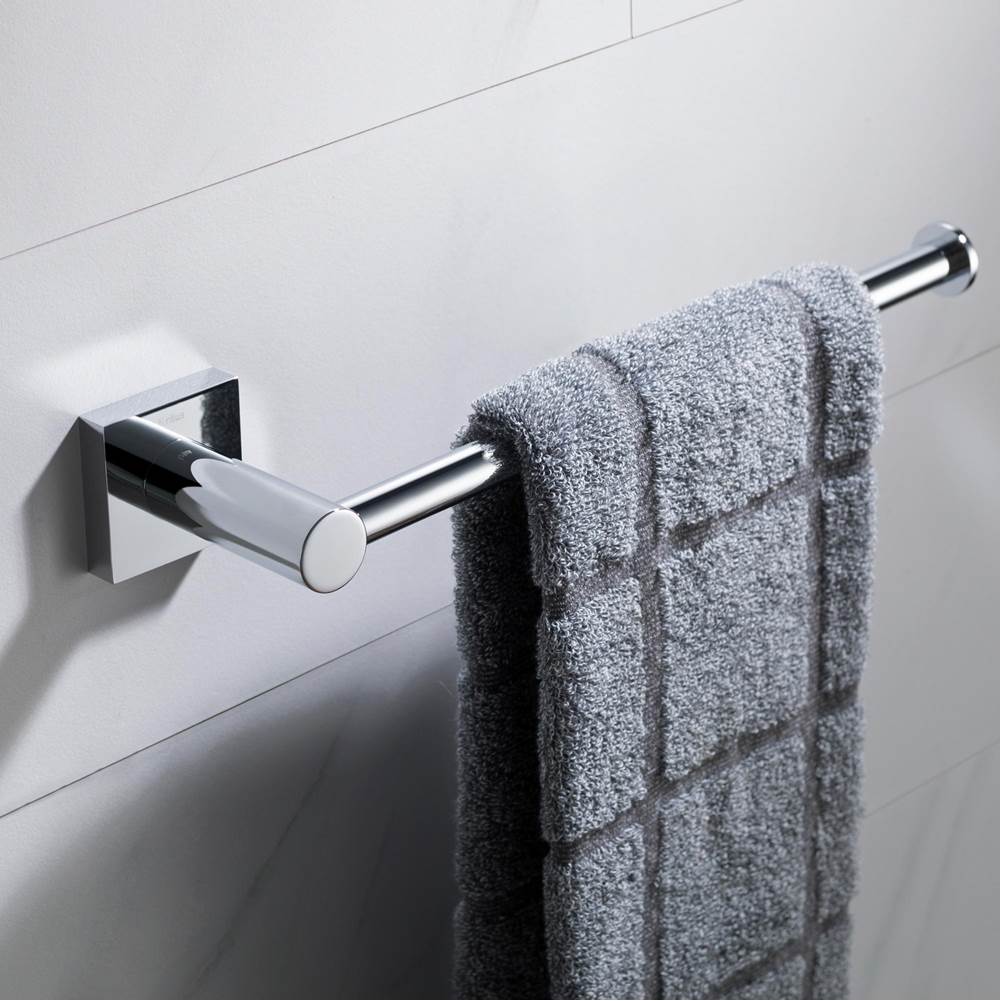 Kraus Ventus Bathroom Towel Bar, Chrome Finish
