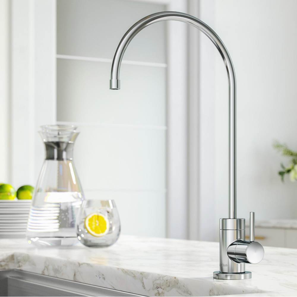 Kraus Purita 100 percent Lead-Free Kitchen Water Filter Faucet in Chrome