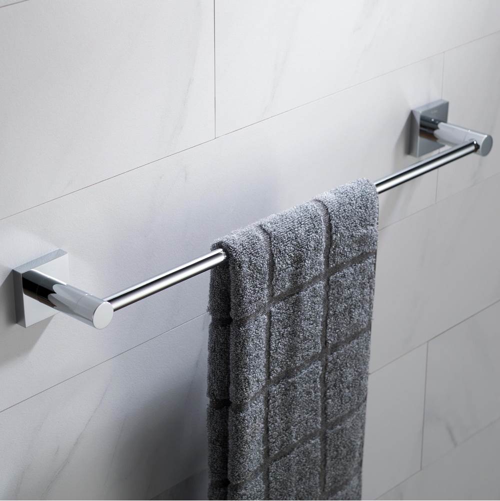 Kraus Ventus 18-inch Bathroom Towel Bar, Chrome Finish