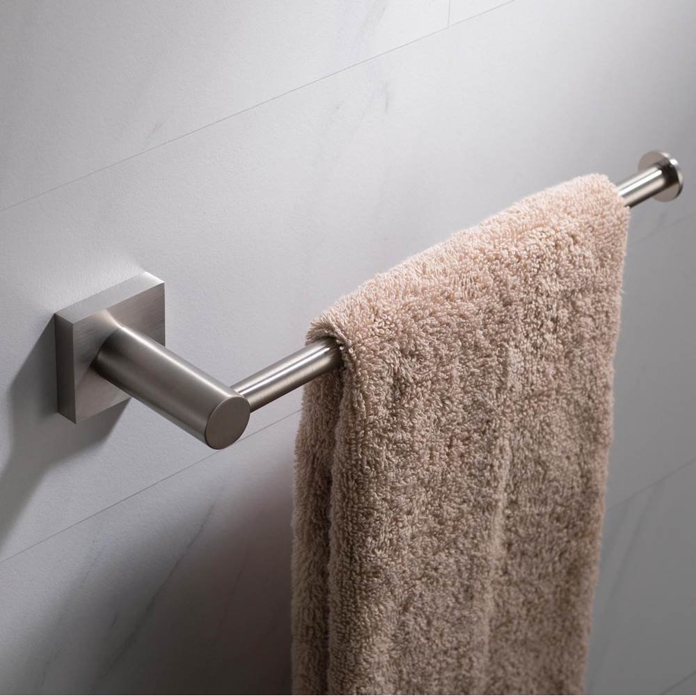 Kraus Ventus Bathroom Towel Bar, Brushed Nickel Finish