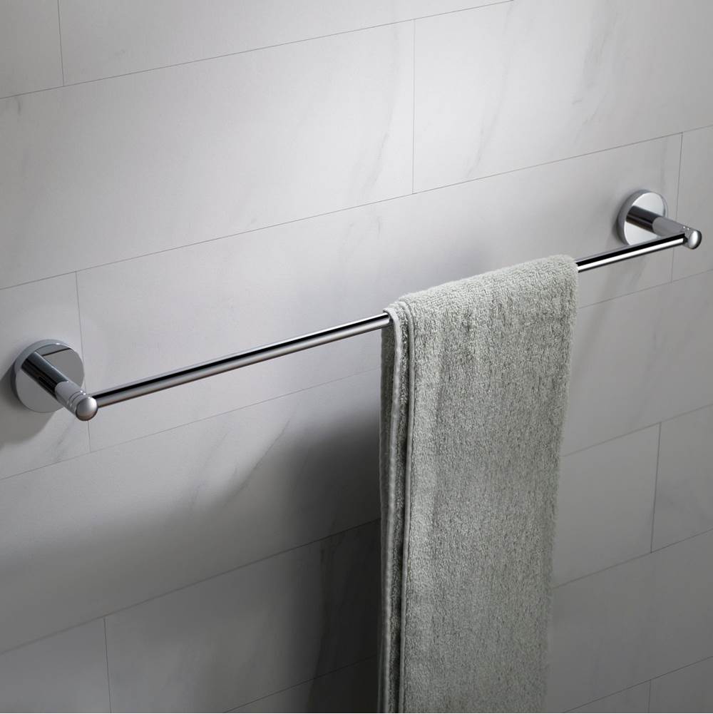 Kraus Elie 24-inch Bathroom Towel Bar, Chrome Finish