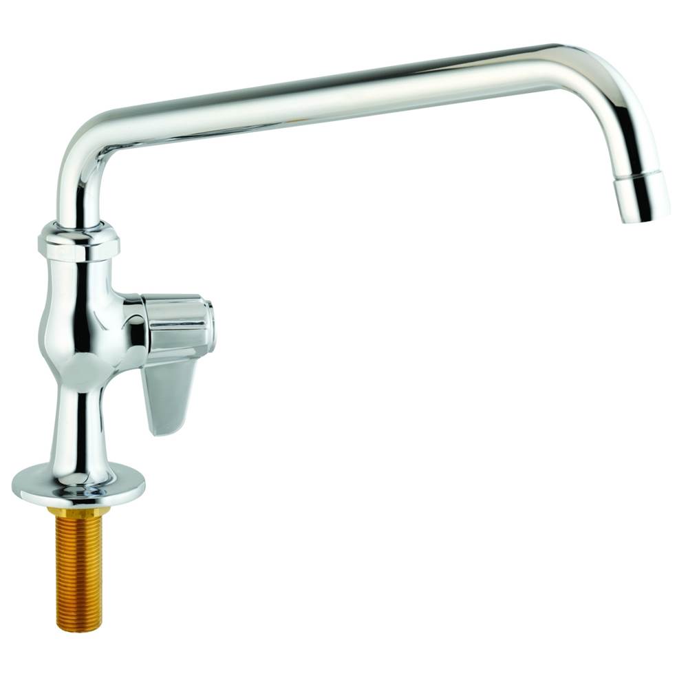 T&S Brass Faucet, Deck Mount, Single Hole Base, 10'' Swing Nozzle