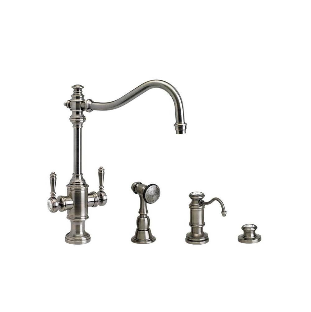 Waterstone Waterstone Annapolis Two Handle Kitchen Faucet - 3pc. Suite