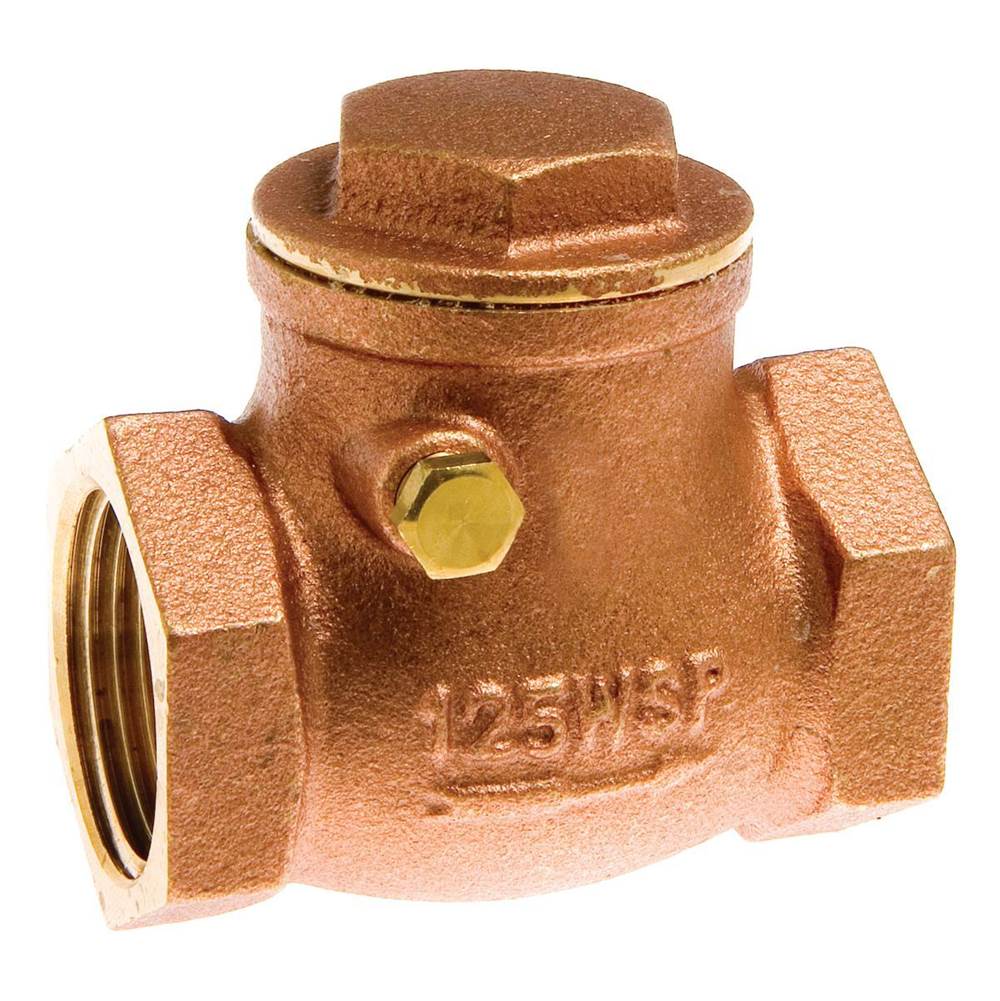 Watts 1/2 In Lead Free Swing Check Valve, NPT Threaded Ends