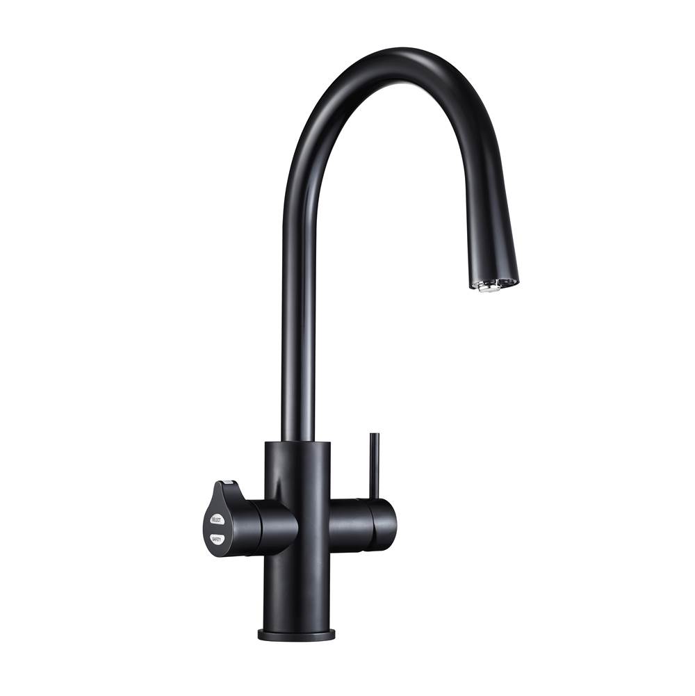 Zip Water Tap and Faucet, Celsius All-In-One BCS, Matte Black Chrome